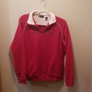 VINTAGE Nebraska quarter zip